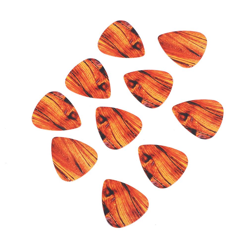 10pcs Plastic Guitar Plectrum Set Bass Ukelele Pick Musical Instrument Accessory