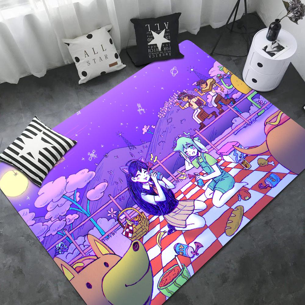 

Omori Game Floor Mat Anti Slip Soft Welcome Doormat for Indoor Outdoor Front Door Home Decor Rectangle Badmat 40x60cm