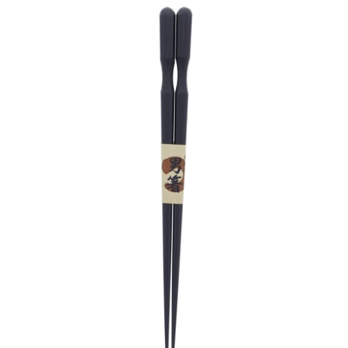 

Ishida Japanese-made Chopsticks for Men, Thick, Osho Ichihan, Ebony, Lacquered, 23.5cm