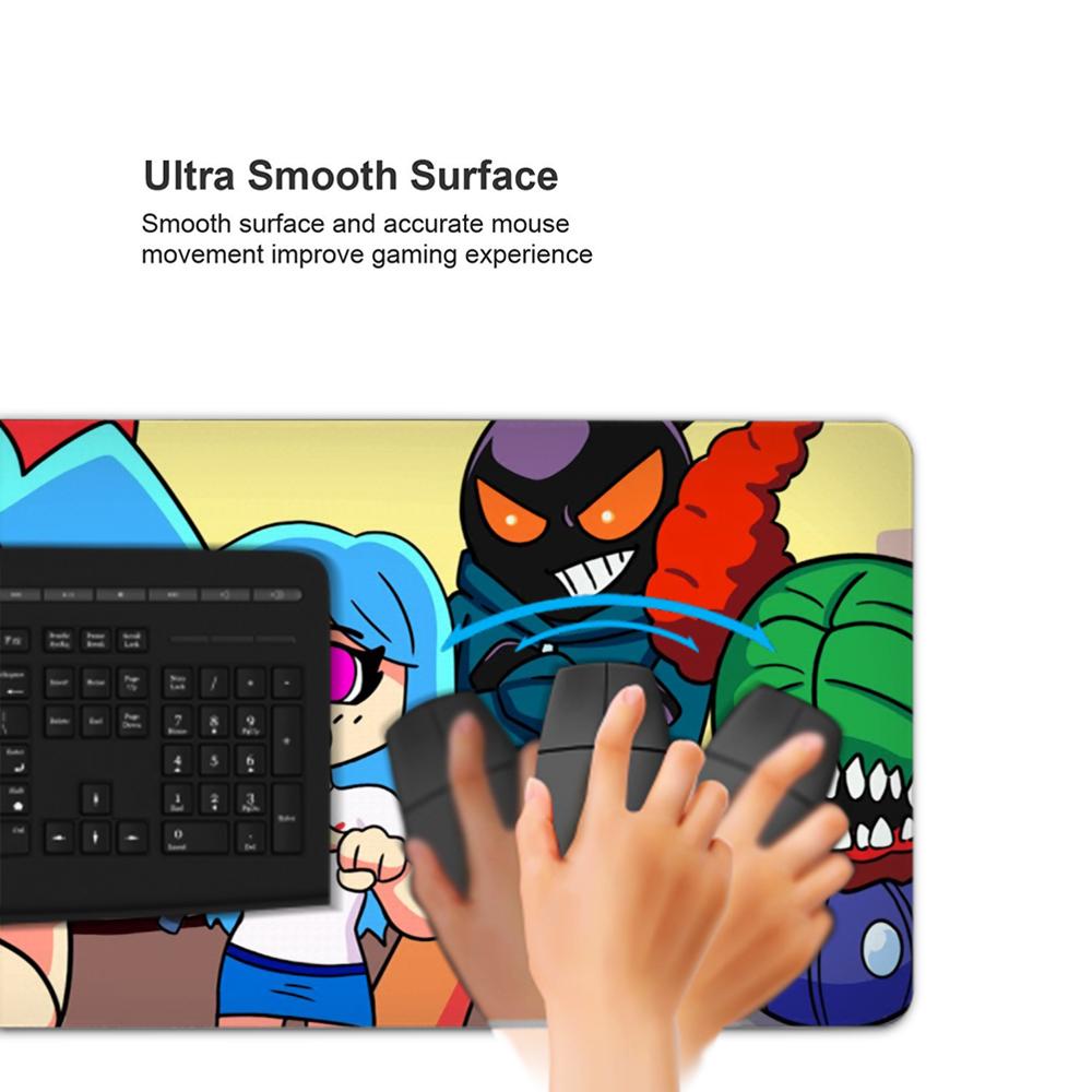 Large Mouse Pad XXL Gaming Accessories Office Gamer Keyboard Desk Mat Non-Slip Laptop Hot Games Friday Night Funkin FNF Mousepad