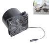 12cm Adjustable Ventilation Fan 3000RPM DC12V with Speed Controller for Enhances Airflows In Kitchens and Workshops