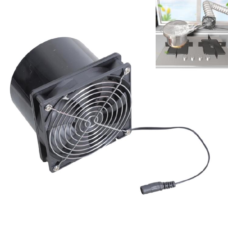 12cm Adjustable Ventilation Fan 3000RPM DC12V with Speed Controller for Enhances Airflows In Kitchens and Workshops