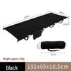 Ultralight Portable Military Cot: Aluminum Alloy Folding Bed for Single Person Camping