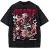 Hell's Paradise Gabimaru Graphic Tshirt Men Women Clothing Oversized Cotton T-shirts Washed Tee Harajuku Male Casual T Shirt
