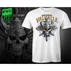 Viking-style Black Short-sleeved Traditional Valknut Pattern Graphic Print T-shirt Men Women Nordic Loose Casual Cotton Oversized Summer New Tee