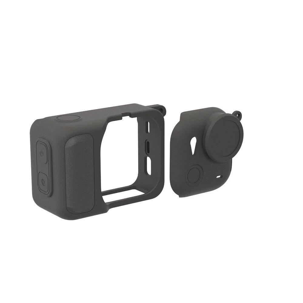 For Insta360 GOUltra Soft Silicone Protective Case Cover With Lens Cap Anti-Scratch Shockproof Skin Action Camera Silicone Cover