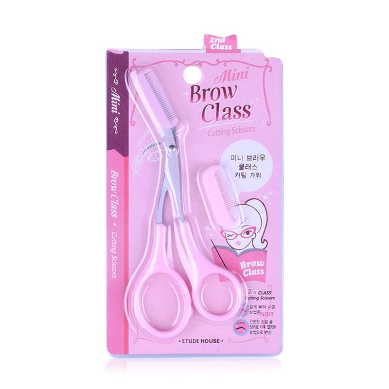 

Новый триммер для бровей, ножницы, уход за волосами, бритва, бритва с расческой, инструменты для снятия макияжа ярко-розовый