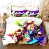 Splatoon Bedding Set Single Twin Full Queen King Size Bed Set Adult Kid Bedroom Duvet Cover Sets 3D Print Game Bed Sheet Set741