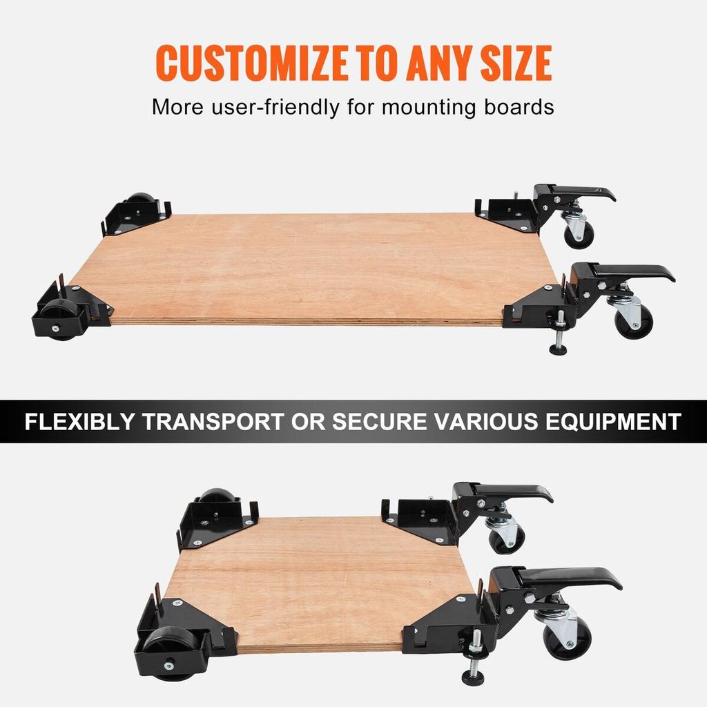 Mobile Base Heavy Duty Universal Stand 400 Lbs Capacity For Tools Machines