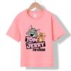 XH27 MINISO 2026 Summer New Printed Cotton Round Neck T-shirt for Children Aged 1-16, Boys and Girls
