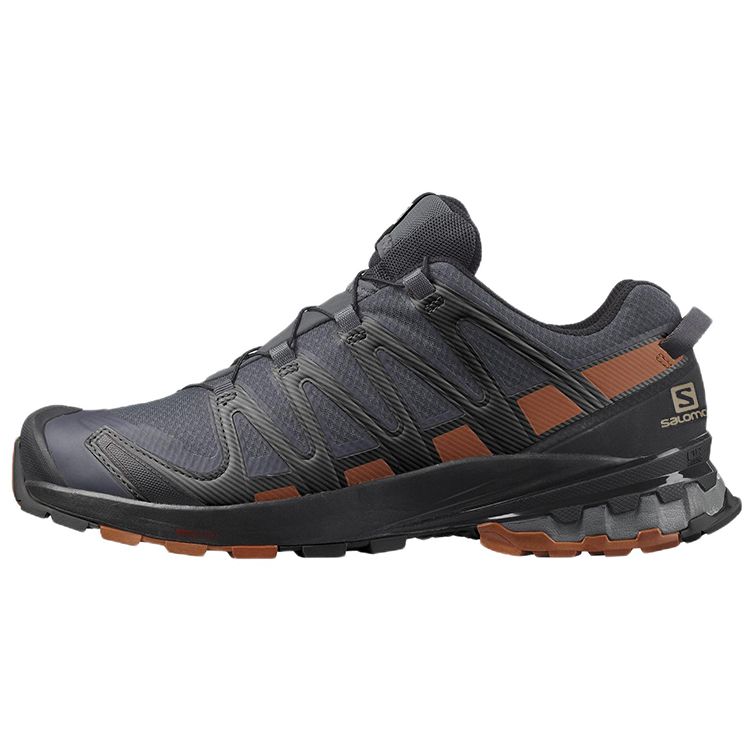 SALOMON XA Pro 3D V8 Wide Gore-Tex Hiking Shoes Men Sneakers Black Gray 409892