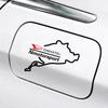 Daihatsu Fuel Filler Cover Sticker Rear Glass Rear Hijet Rocky