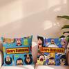 Cartoon B-Bobs Cute B-Burgers Pillow Case Sofa Living Room Bedroom Headboard Backrest Cushion Square Cushion Nap Time