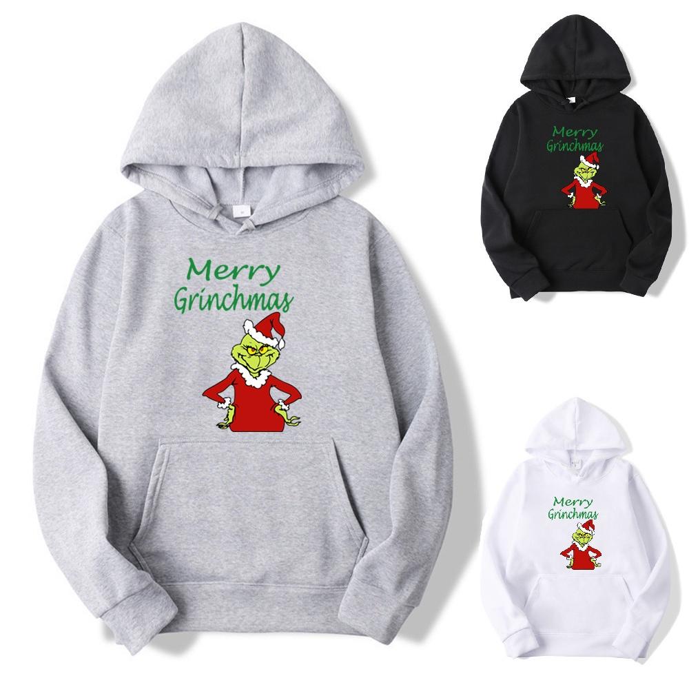 The Hoodie Christmas Merrymas Hooded Sweatershirt Pullover Jumper
