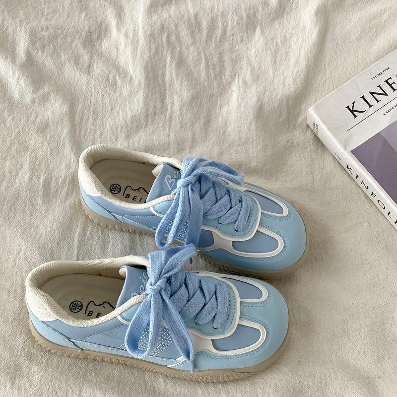 Pink niche design German training board shoes women's spring and autumn 2025 new versatile casual sports shoes Forrest Gump white shoes