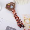 Dog & Cat Chewing Toys: Bite-Resistant Cotton Rope Knots for Interactive Play and Boredom Relief