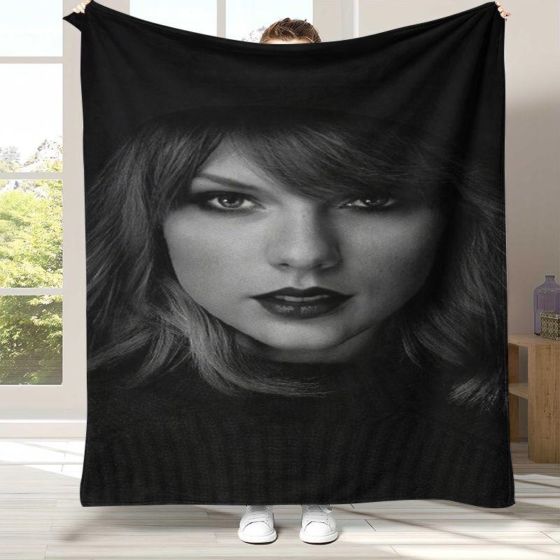 Famous T-Taylor Singer Singer Flannel Blanket,Ultra Soft Warm Plush Throw for Home Bedroom Bed Sofa Cover Office Camping Picnic