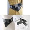 Punk Style Wide Elastic Waist Belt With Rivets Decorative Fashion For Women