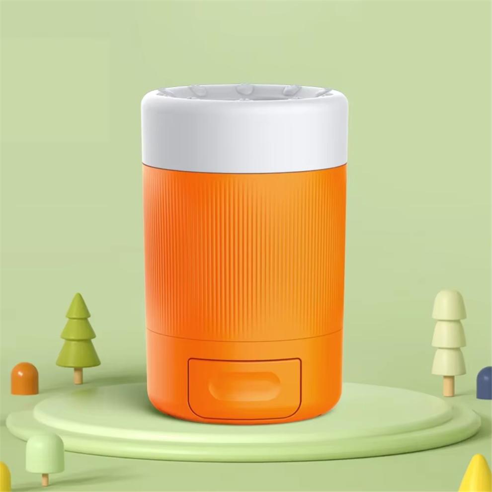 Pet Foot Washing Cup Dog Going Out For Cleaning Beauty Foot Washing Agent Orange