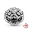 925 Sterling Silver Halloween Cartoon Pumpkin Ghost Cute Cat Beads Fit Original Fashion Bracelet Charm Women Diy Jewelry Gift