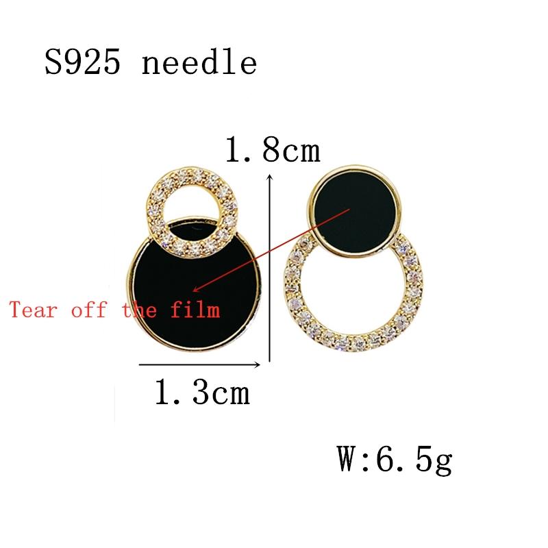 Fashion Statement Earrings Metal Round Geometric Earrings For Women Hanging Dangle Modern Jewelry Punk