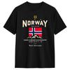 T-shirt Bandiera Norvegese Estate Cotone T-shirt Per Uomo Trendy Cool Personalizzata Logo Maglietta Manica Corta Vestiti Fantastici