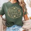 Forest Witch Shirt, Witchy T Shirt for Women, Green Witch Top, Pagan Moon Phases Tee, Cottagecore Wicca Gift, Halloween Witch Shirt
