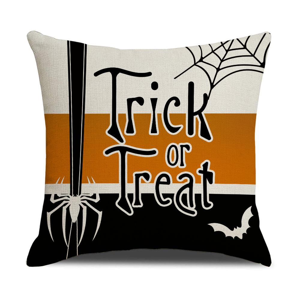 

Наволочка на Хэллоуин Простая и универсальная комбинация Подушка Атмосфера ужаса Оформление Диванная подушка Подушка 45 * 45Cm (excluding pillow core)
