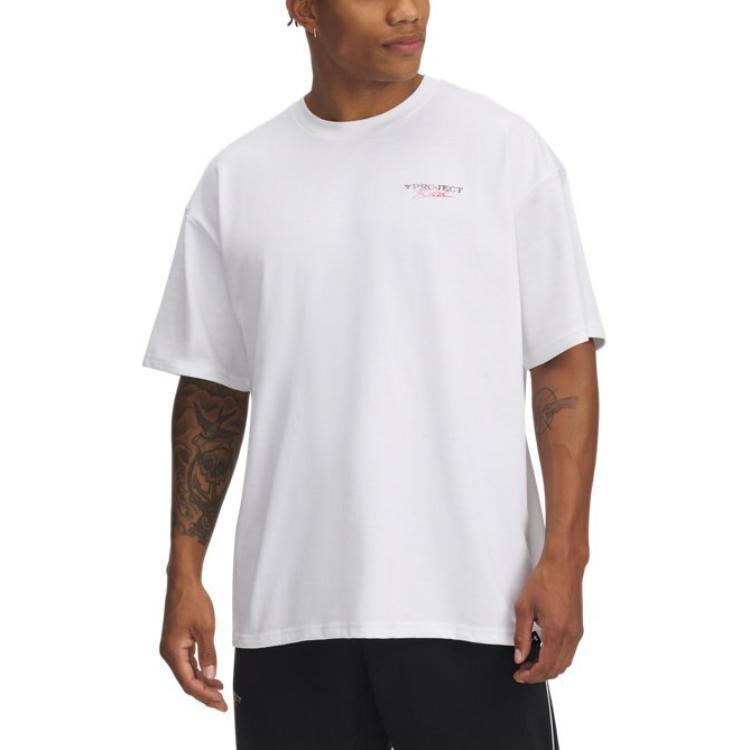 Under Armour ProjectRock T Shirt Men's White 1389950-100