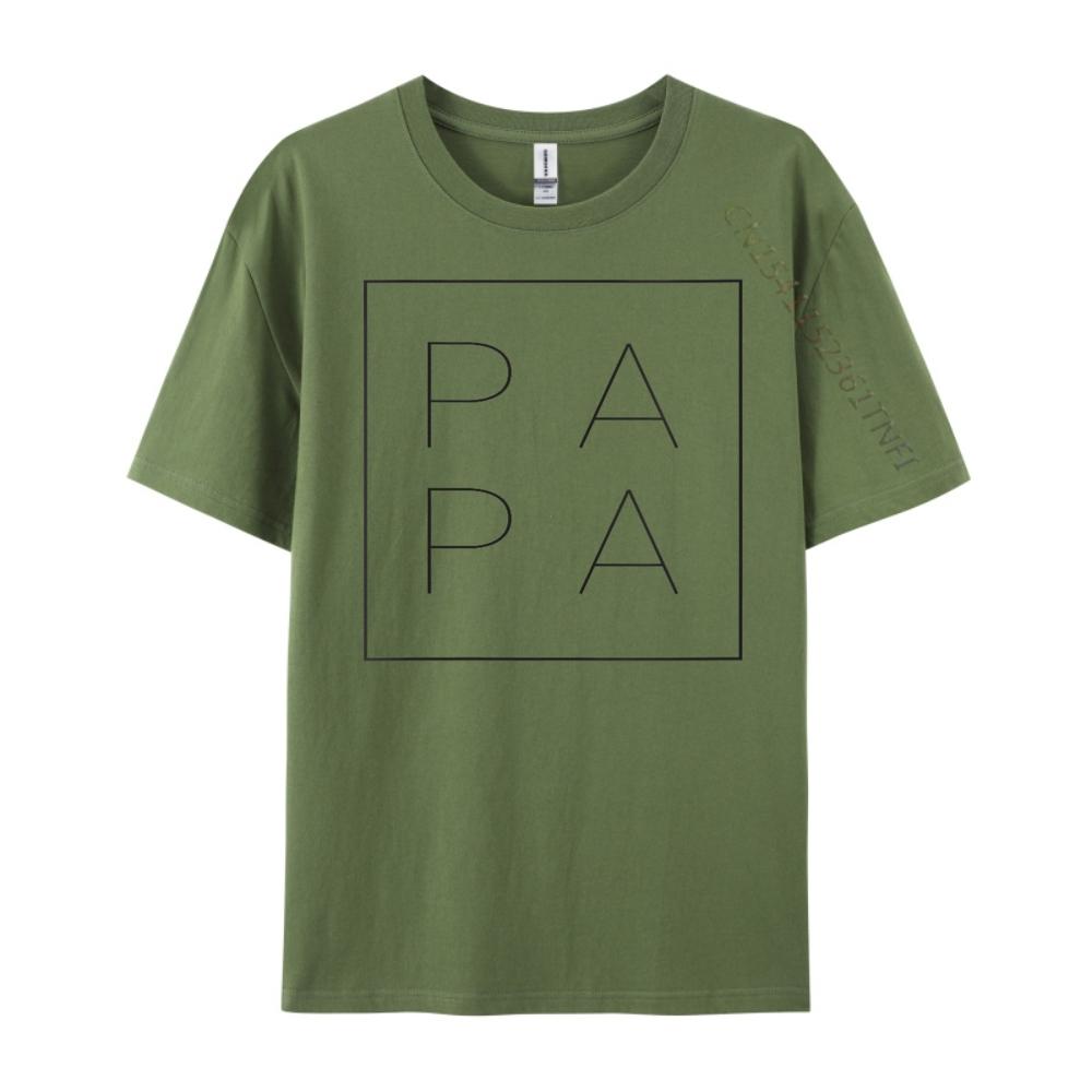 Womens Father Day For New Dad Him Dada Grandpa Papa Unisexs Designer T Shirt Luxury TShirt Plus Size Classic