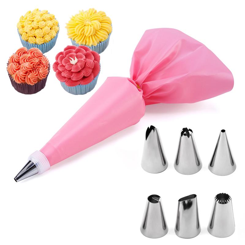 

6/14/26/29 pcs set Cream Nozzles Pastry Tools Accessories For Cake Decorating Pastry Bag Kitchen Bakery Confectionery equipment