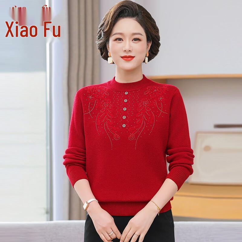 Женский теплый пуловер Xiao Fu с флисовой подкладкой 2XL