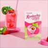 TEAZEN Kombucha Strawberry Kiwi Tea 10 Sticks / Low Calorie, Zero Sugar, Prebiotics