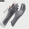 Women Long Sun Protection Gloves, UPF 50+ Ice Silk Gloves with Flip Touchscreen Fingers, Anti-Slip Grip, UV Protection for Driving, Cycling, Outdoor