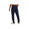 Under Armour Mid Rise Fitted Knit Sports Pants Men bottoms Navy-Blue 1366203-410