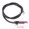 1pc QRB1 Flame Sensor Photocell Probe For Diesel Burner ABS Metal Light Detection Instruments Parts Accessories