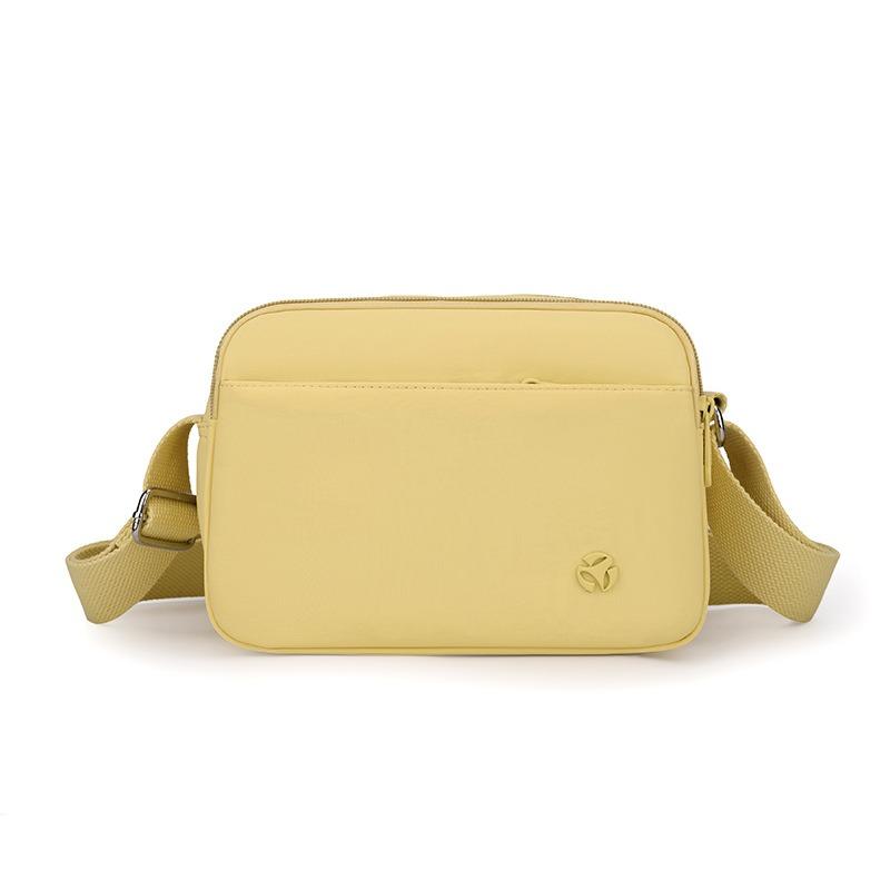 Multi-compartment messenger bag casual bag new lightweight nylon medium and women's bag large capacity shoulder small square bag