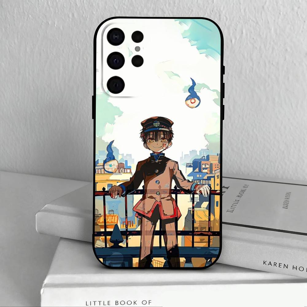 Campus Manga Toilet-Bound Hanako-kun Phone Case For Samsung S25,S24,S21,S22,S23,S30,Ultra,S20,Plus,Others Soft Black Cover