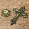 Church Relics Figurines Crucifix Jesus Christ On The Stand Cross Crucifix Home Chapel Decoration