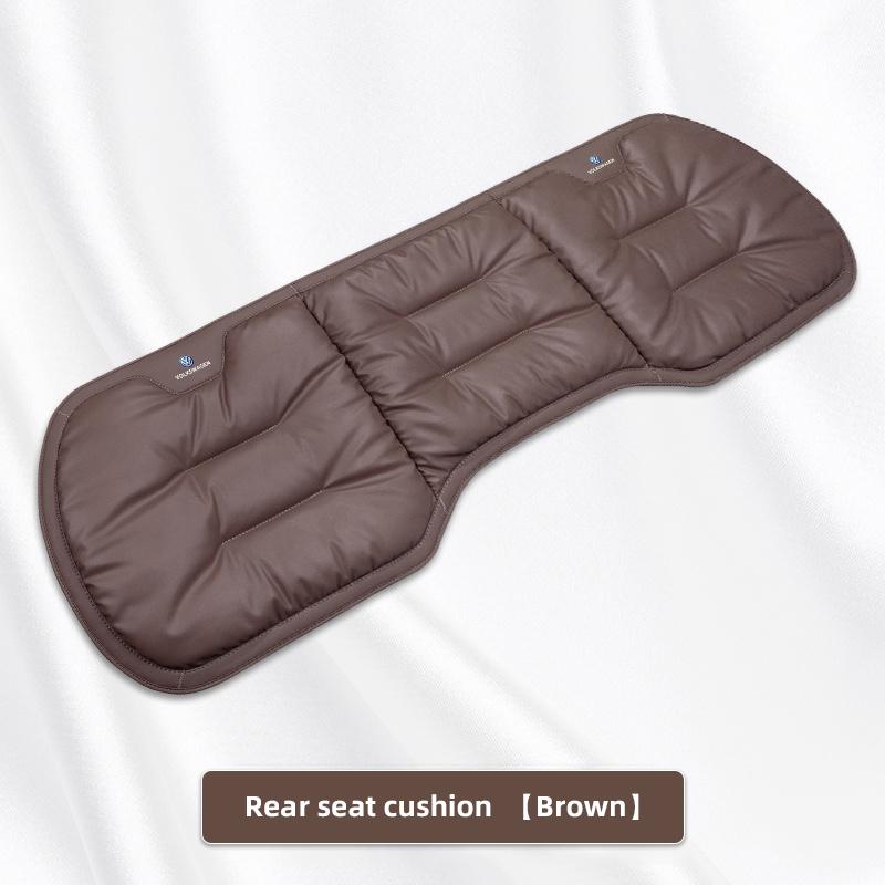 Hub Caps Car Soft Seat Cushion Front Rear Cover Protector Pad Leather Auto Interior For Volkswagen VW T-Cross Passat Polo Arteon