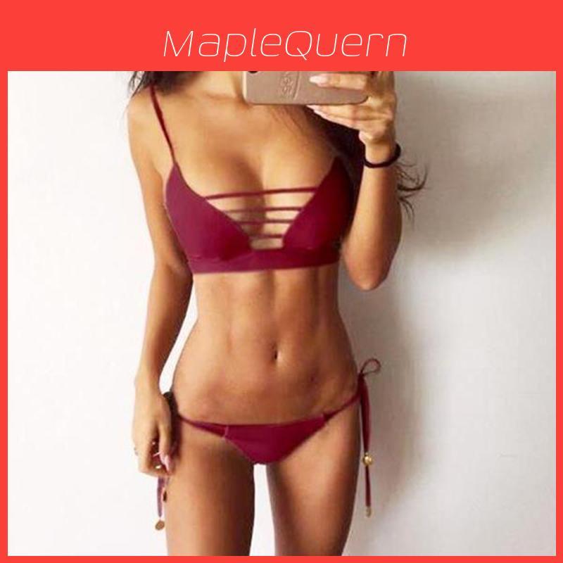 Premium Quality Fashion Set Of Bikini Women Swimwear With Elegant Push Up Bra