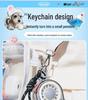 USB Rechargeable Portable Cartoon Mini Fan with Lanyard