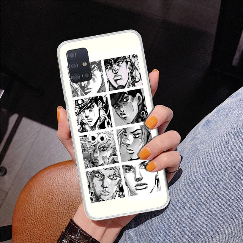 All JoJo's Bizarre Adventure Phone Case For Samsung Galaxy A52 A32 A22 A12 A51 A31 A50S A30S A20S A10S Note 20 Ultra 10 Plus S10