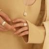 18k Gold-Plated Copper Matsumoto Ena Open Ring: Wide, Smooth Surface for Index or Pinky Finger