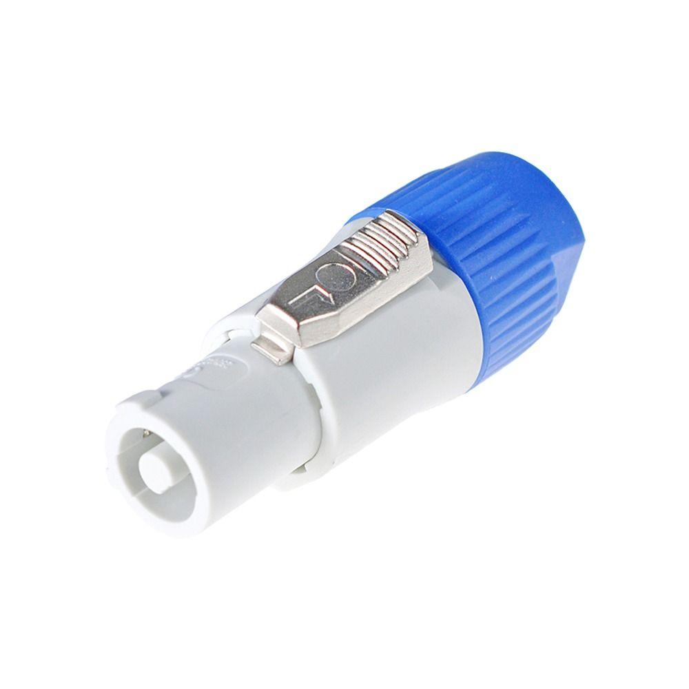 10 Pc/bag Blue/White 20A 250V AC Power Plug Adapter Aviation Power Industrial Plug  Sound