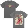 T-shirt Anime Jojo's Bizarre Adventure Giorno Giovanna Magliette Grafiche Manga Uomo Donna Abbigliamento Cotone Casual Magliette Oversize
