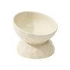 Slanted/Flat Mouth Cat Bowl Creative Dog Food Feeding Basin Pet High Foot Bowl  Water Container
