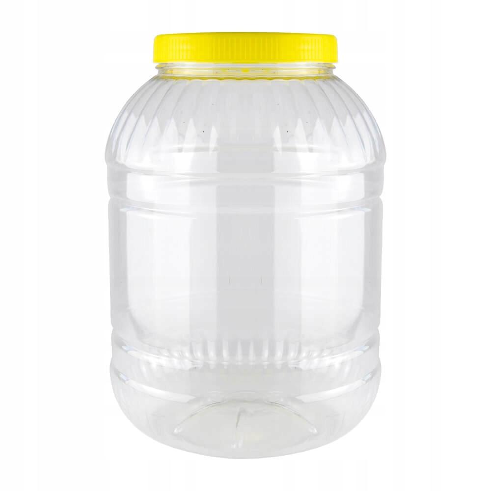 5x Behälter GLAS 5l Kunststoff MULTIFUNKTIONALE Gläser Für Liköre Lebensmittel