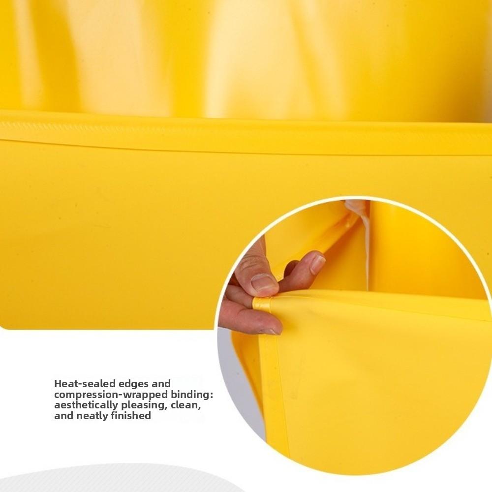Anti-fouling Waterproof Apron Multi-functional Adjustable Food Chef Apron PVC Professional Elastic Tie Neck Apron Restaurant