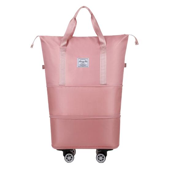 Borsa da viaggio pieghevole di grande capacità, da viaggio, leggera, impermeabile, con cinghia fissa, borsa da viaggio pieghevole da viaggio pieghevole a secco e bagnato, per borsa da palestra